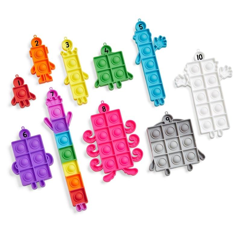 Numberblocks ナンバーブロックス 【センソリーバブルポッパー フィ