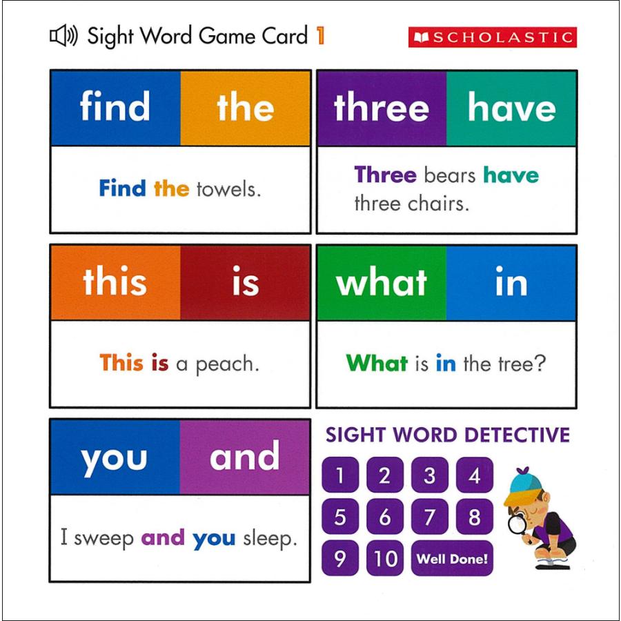 Scholastic Sight Word Readers (絵本25冊 CD・ミニワークブック・ゲームカード付き)｜eigokyouzai｜08