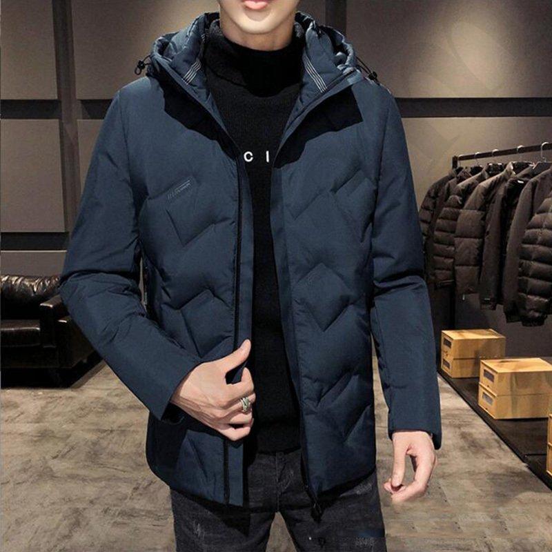 うのにもお得な情報満載 ショット丈アウター アウトドア 防風 防寒 冬服 長袖 ダウンジャケット コート メンズ ダウンコート 通勤 ファスナーポケット カジュアル ビジネスコート ダウンコート サイズ M 170