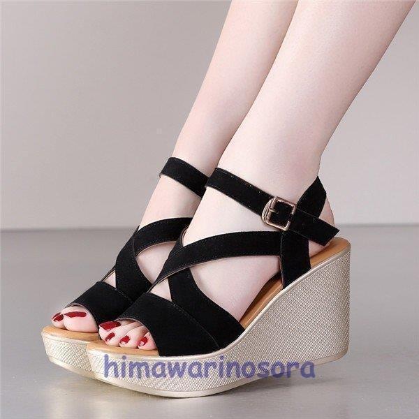 全国宅配無料 おしゃれ 美脚 女性 ミュール 靴 厚底 夏 シューズ ウエッジソール レディース サンダル 通勤 40代 30代 代 歩きやすい サンダル サイズ 24 5cm Paintcheckplus Co Uk