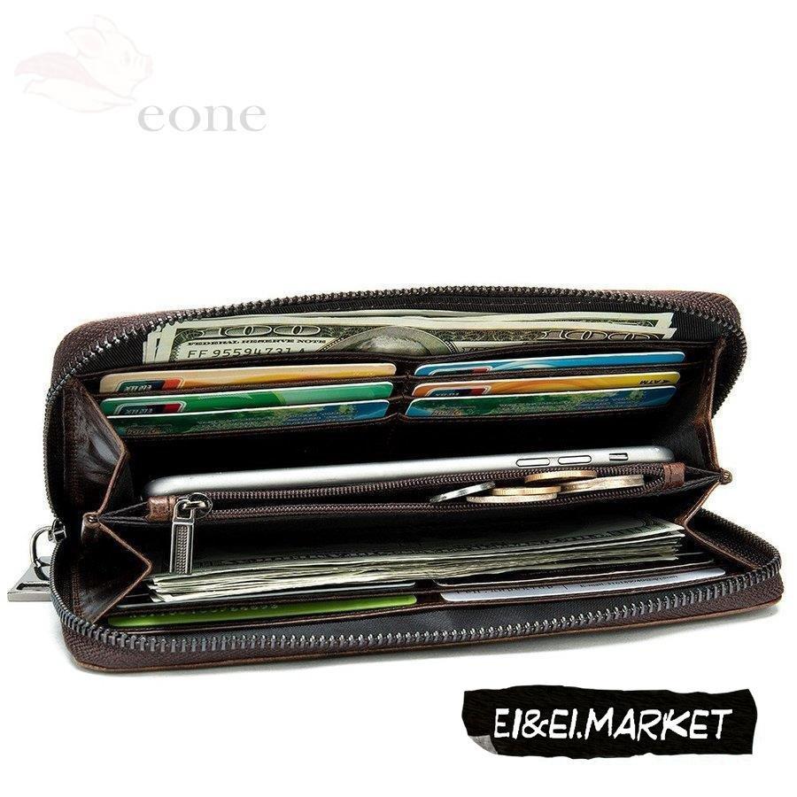 長財布 メンズ 財布 父の日 プレゼント かっこいい おしゃれ 男性用 新作 大容量 多機能 カード入れ 小銭入れ ファスナー ビジネス サイフ ロングウォレット 二つ折り財布 カラー 写真通り Kingsafaritours Com