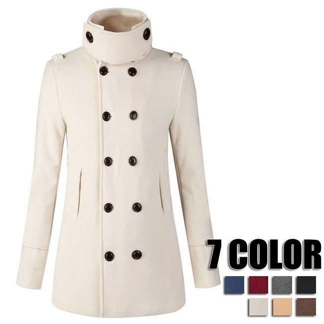 チェスターコート メンズ 無地 アウター ロング タートルネック ステンカラーコート ロングコート ビジネス 秋冬 秋服 冬服 チェスターコート メンズ用 7色 Eihiwt Ei Ei Market 通販 Yahoo ショッピング