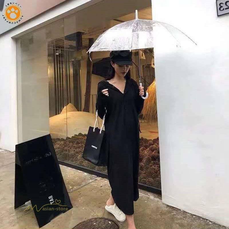 ランキング第1位 ワンピース ニット レディース 無地 長袖 フード付き ロング丈ワンピース シンプル 韓国風 カジュアル ファッション ゆったり 通勤 トレンド お出かけ 着痩せ ワンピース カラー グレー 画像参照 Dev Jlstudios Square5 Com