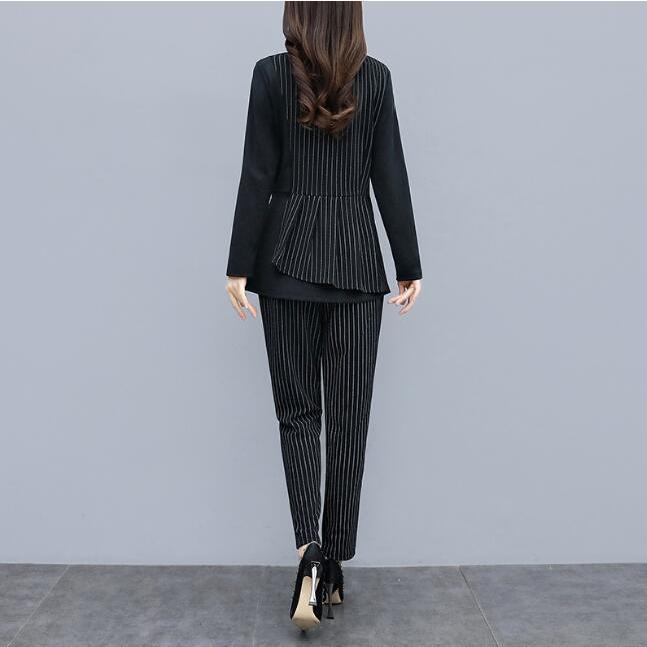 スーツ レビューを書けば送料当店負担 レディース 大きいサイズ パンツスーツ 安い 上品 通勤 Ol 入園式 おしゃれ ２点セット ビジネススーツ 体型カバー 黒 40代 卒業式 60代 50代 洗える
