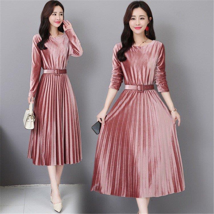 美しい パーティードレス ワンピース ベロア 結婚式 ワンピース ベルベット 二次会 代30代40代50代 大人 お呼ばれ 披露宴 膝丈 レース フォーマル ワンピース カラー ブルー Www We Job Com