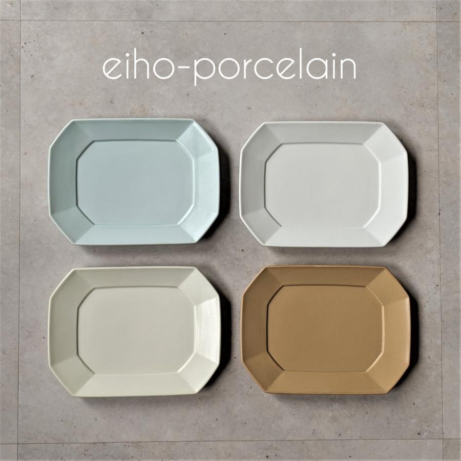 波佐見焼】角プレートМ 永峰窯 eiho-porcelain ケーキ皿 取り皿