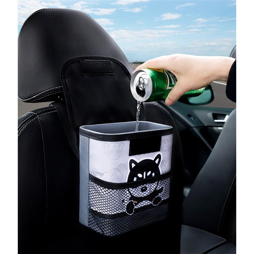 車ゴミ箱 車載用 ゴミ袋 ダストボックス 携帯ゴミ箱 荷物収納 隙間収納 小物入れ 便利グッズ 簡単取付 車の収納バッグ 車内 汎用 Cartrashcan008 Eiikobig 通販 Yahoo ショッピング