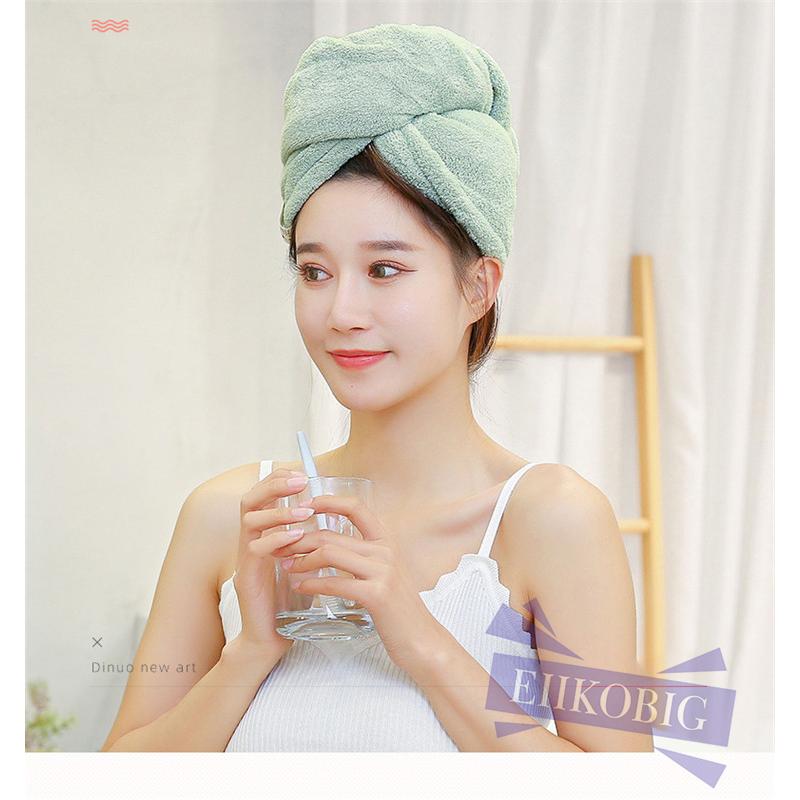 ヘアドライタオル 吸水 ヘアキャップ タオルキャップ ヘアバンド 可愛い 髪 吸水タオル 速乾タオル プール タオル帽子 温泉 お風呂上り Hairtwist018 Eiikobig 通販 Yahoo ショッピング