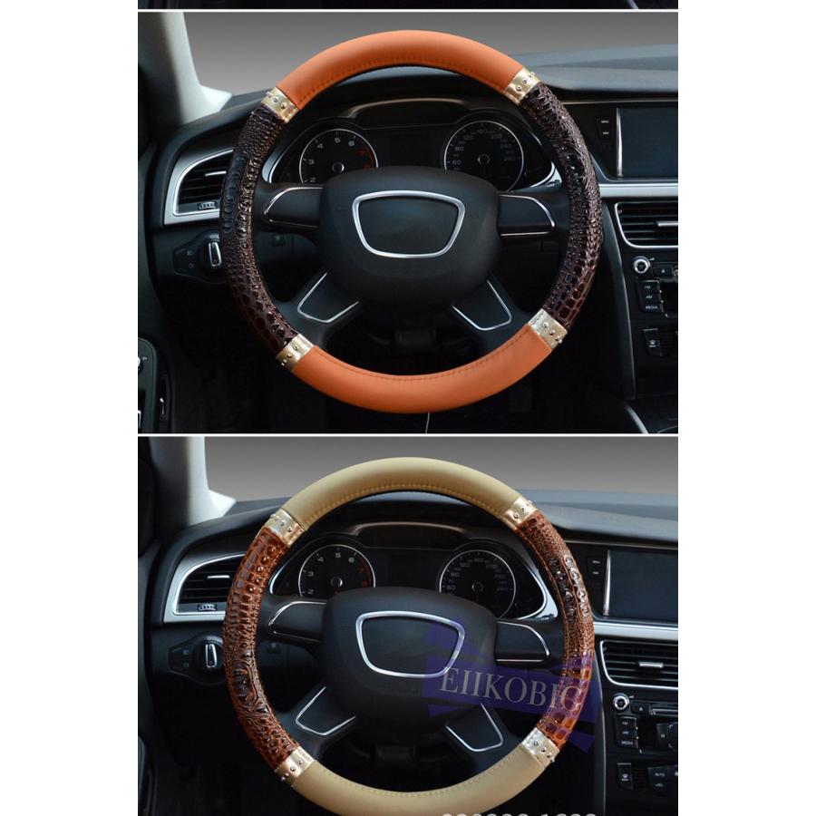 ハンドルカバー ステアリングカバー カーハンドルカバー 普通車 汎用 自動車内装 ドライビング カー用品 便利グッズ 内装パーツ プレゼント Handlecase024 Eiikobig 通販 Yahoo ショッピング
