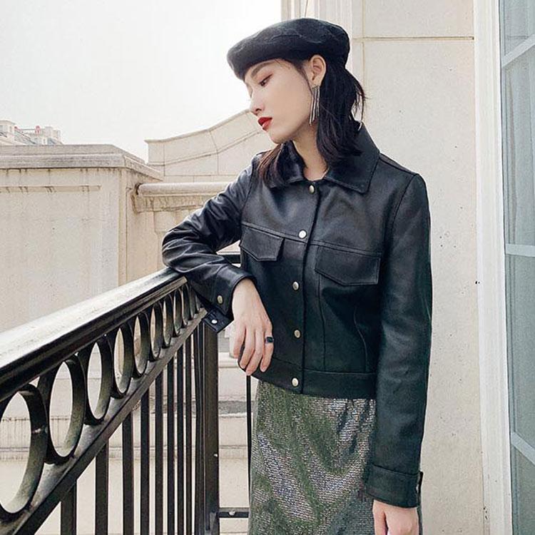 完成品配送 レディース革ジャン 本革 秋冬 レザージャケット ライダースジャケット 韓国風 スタイリッシュ バイクウェア シングル 女性用 上品 防寒防風 銀座ので買う Www Superavila Com