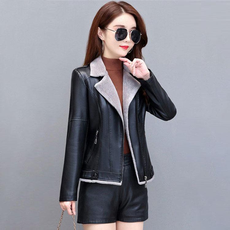 レディース革ジャン 本革 秋冬 レザージャケット ライダースジャケット 裏起毛 ラム革 バイクウェア シングル 女性用 上品 防寒防風 Honkawa Ladysjk271 Eiikobig 通販 Yahoo ショッピング