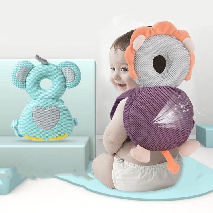 赤ちゃん 転倒防止 ごっつん防止 キッズ 乳幼児 頭保護 ベビー 出産祝い パッド 転倒枕 クッション ムレない Supersport Tn