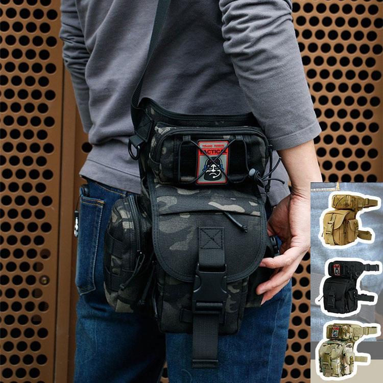 メンズ レッグポーチ 爆売りセール開催中 レッグバッグ ボディバッグ ミリタリーバッグ ウエストポーチ アウトドア 多機能 登山 バイク 釣り ポーチ 鞄 自転車 サバゲー