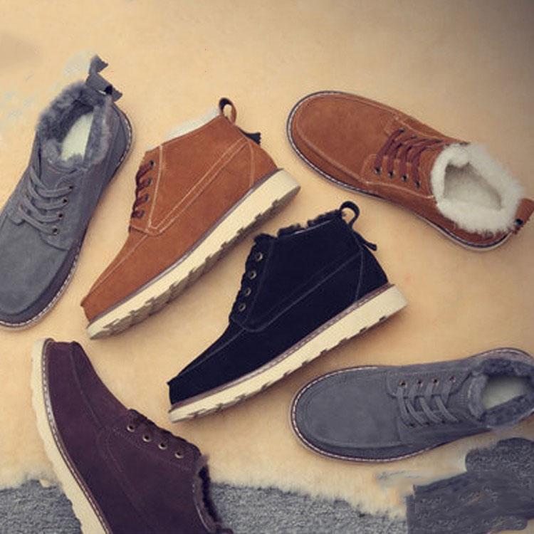 日本製 ムートンブーツ ショートブーツ メンズブーツ ワークブーツ 保温防寒 厚手 カジュアル 冬靴 防滑 防寒 オシャレ 暖かい 魅了 Studiostodulky Cz
