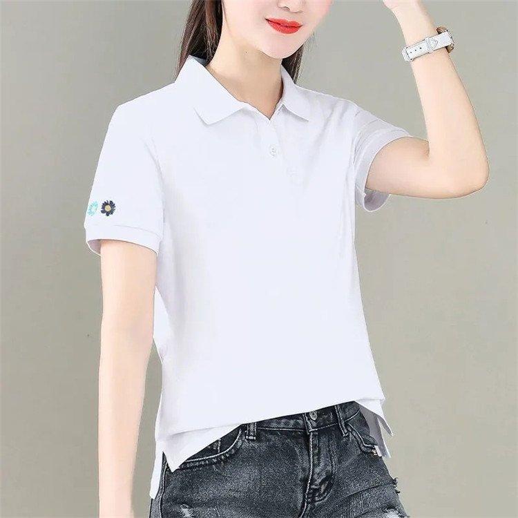 レディース ポロシャツ Poloシャツ レディースtシャツ おしゃれ 春夏 半袖 シャツ トップス インナー カジュアル 吸汗 速乾 シンプル Nvspolo051e Eiikobig 通販 Yahoo ショッピング