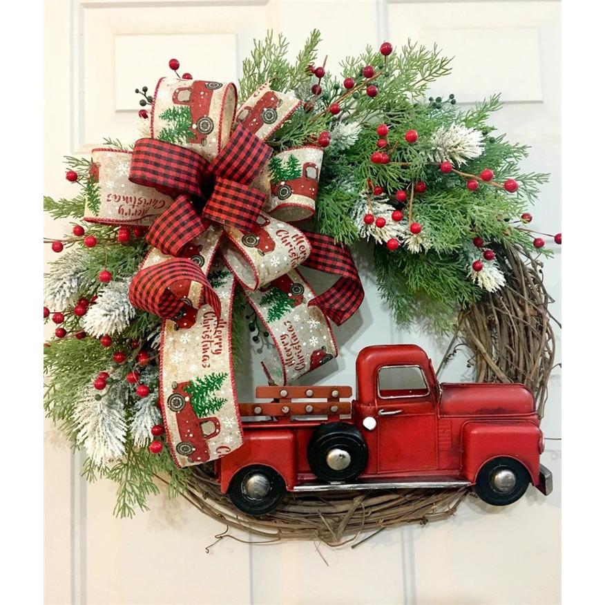 クリスマスリース クリスマス飾り 花 ギフト 花輪 リース 店舗 壁掛け 玄関 庭園装飾 ドア ガーランド 部屋飾り オーナメント 正月飾り 新年飾り 華やか 可愛い Sdgarland019 Eiikobig 通販 Yahoo ショッピング