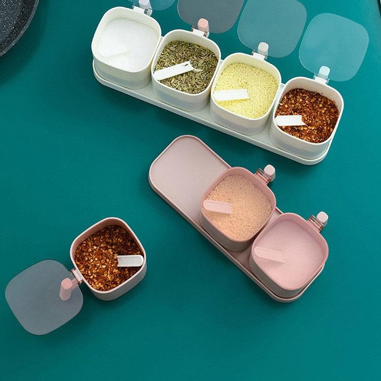 調味料入れ 2点セット 調味料容器 ストッカー 収納ケース キッチン収納 調味料ラック 保存容器 スパイスボトル 塩 胡椒 香辛料 砂糖 醤油 Spicecase011 Eiikobig 通販 Yahoo ショッピング