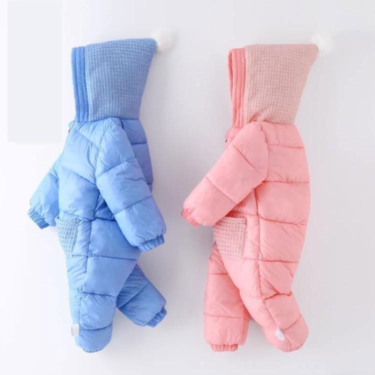 秋冬 ベビー ロンパース ダウンコート カバーオール ジャンプスーツ フード付き 韓国風 防寒ダウンジャケット 男の子 女の子 出産祝い ベビー服 中綿 Www Unipymes Com