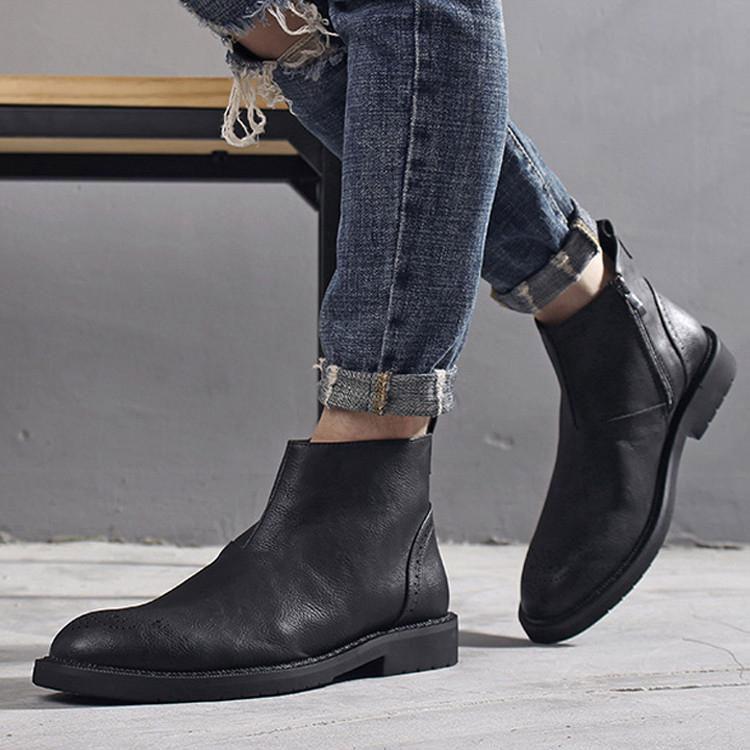 メンズ ショートブーツ ブーツ ワークブーツ 靴 サイドジップ おしゃれ メンズブーツ エンジニアブーツ バイクブーツ ミリタリーブーツ マウンテン ブーツ Anguloyasociados Com