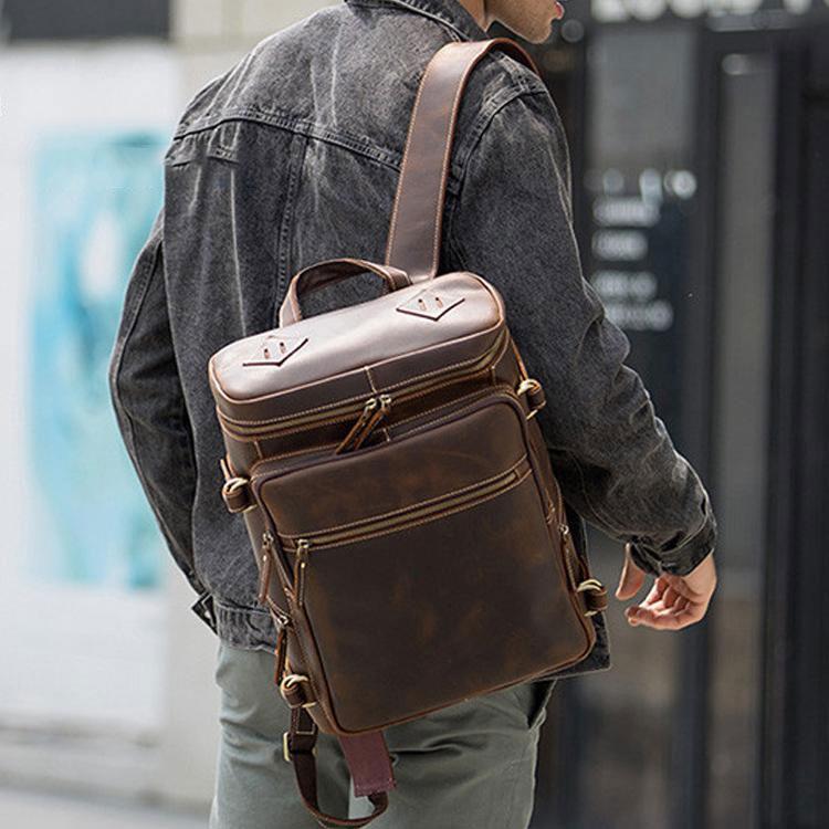 リュック メンズ リュックサック 本革 牛革 デイパック ビジネス