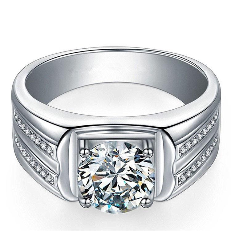 指輪 リング メンズ おしゃれ トレンド シンプル 韓国風 誕生日プレゼント 男性 父 アクセサリー お祝い 定番キャンバス