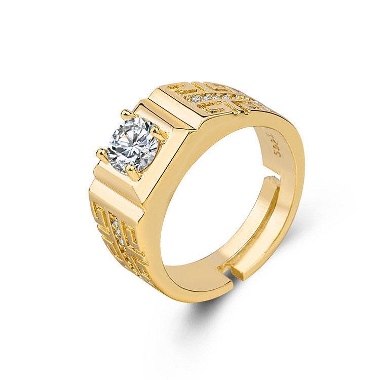 指輪 リング メンズ おしゃれ トレンド シンプル 欧米風 華奢 誕生日プレゼント 男性 父 アクセサリー お祝い 最高の