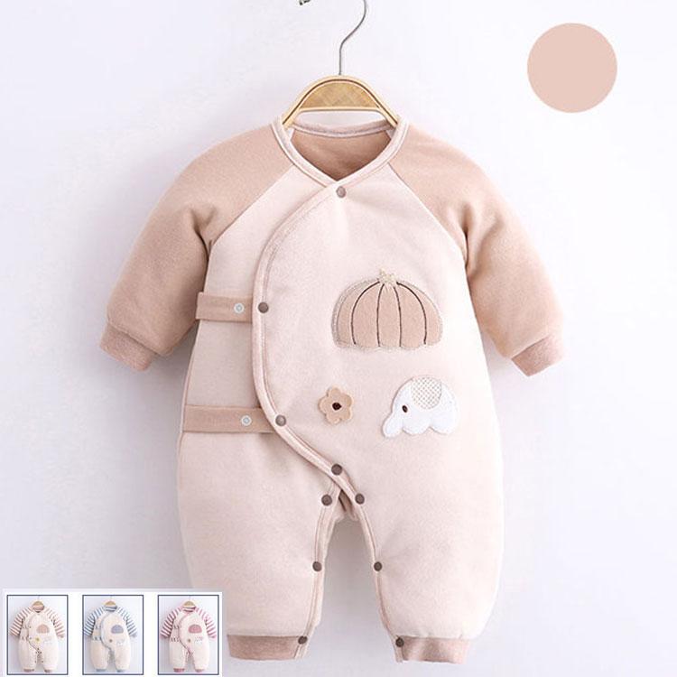 長袖 ロンパース 防寒着 つなぎ 秋冬 新生児 幼児 カバーオール 女の子 男の子 ジャンプスーツ ベビー服 赤ちゃん 百日祝い 出産祝い Y Rompers155 Eiikobig 通販 Yahoo ショッピング