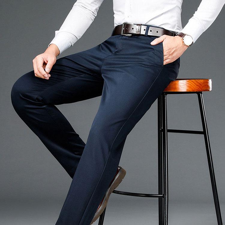 最安値級価格 スラックス メンズ チノパン ビジネスパンツ テーパードパンツ 春秋冬 ビジネス スーツパンツ 男性用 紳士 細身 スリム美脚