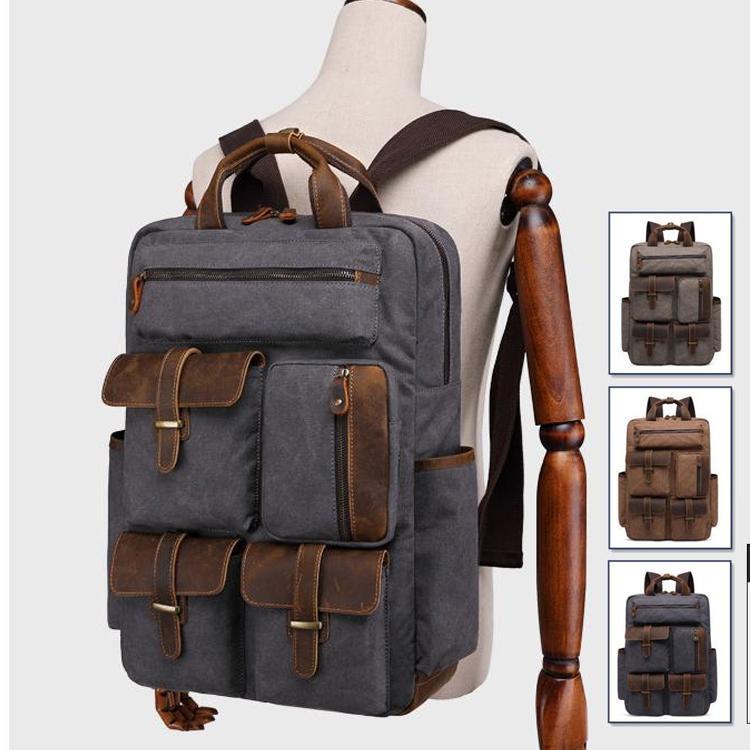 キャンバス おしゃれ リュックサック メンズ 帆布バッグ バックパック 大容量 メンズファッション 通学 リュックサック デイパック 通勤 旅行 デイパック Eiikobig おしゃれ 鞄 アウトドア メンズバック Y Zkruck074 通販限定コンテンツも満載の