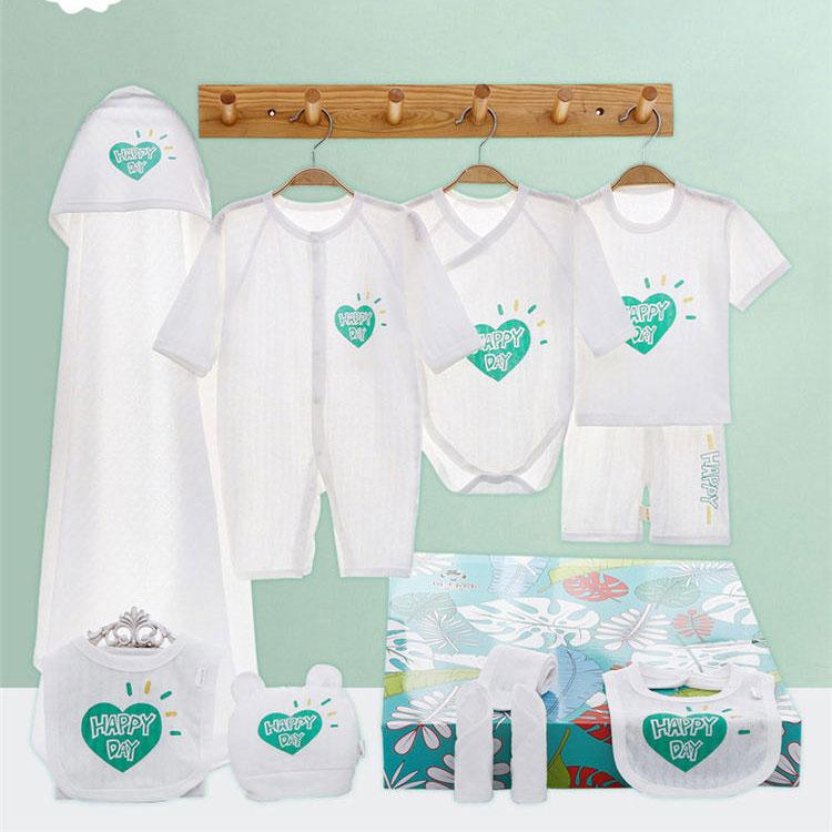 11枚セット 新生児肌着セット 敏感肌 ベビー服 ギフト ベビー用品 コンビ肌着 帽子 ミトン ハンカチ スタイなど 出産準備 出産祝い おすすめ