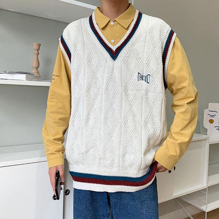 春秋冬 ニットベスト メンズニットベスト カジュアル Vネック シンプル 洗える メンズベスト 男性 ジレベスト インナー ニットチョッキ Y21 Nanknitvest099 Eiikobig 通販 Yahoo ショッピング