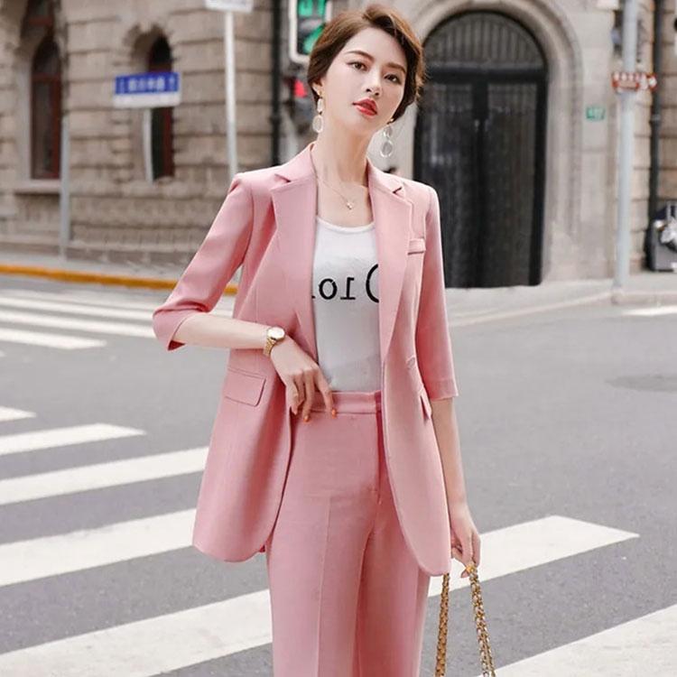 今日だけ安い 2点セット レディーススーツ 上下セット パンツスーツ リクルートスーツ 通勤 フォーマル オフィス ビジネス セレモニースーツ 日本正本 Shirleyryan Ca