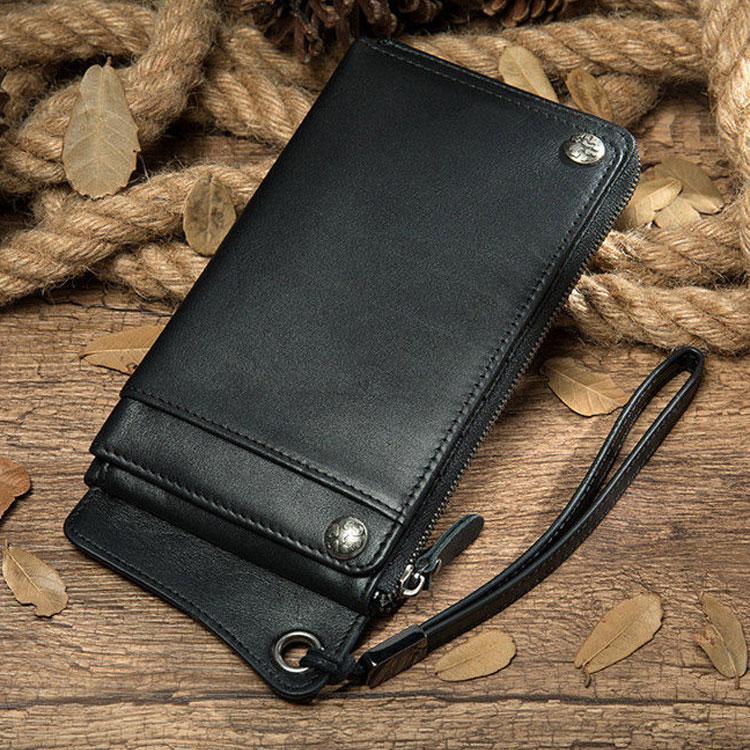 セカンドバッグ メンズ 本革 財布 クラッチバッグ バッグ 鞄 長財布 さいふ レザー 多機能 大容量 ビジネス カジュアル 通勤 格安saleスタート