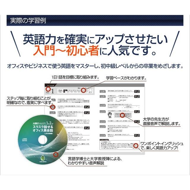 英会話教材 英語教材 6週間チャレンジ！スラスラ話せるオフィス英会話