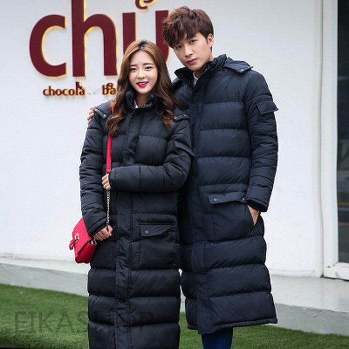 メンズダウンジャケット ロングコート ジャケットメンズ フード付き 中綿コート ファスナー ダウン ジャケットメンズ レディース ダウン ジャケット ロングコート レディース Ei Ka えいか商店
