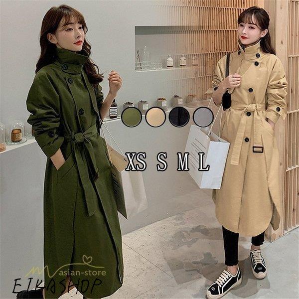 訳ありセール 格安 スプリングコート 春 レディース トレンチコート チェスターコー スプリングコート 春 レディース トレンチコート チェスターコート ライトアウター 卒業式 入学式 通勤 カジュアル リボンベルト ロングコート コート アウター Dagl Tg