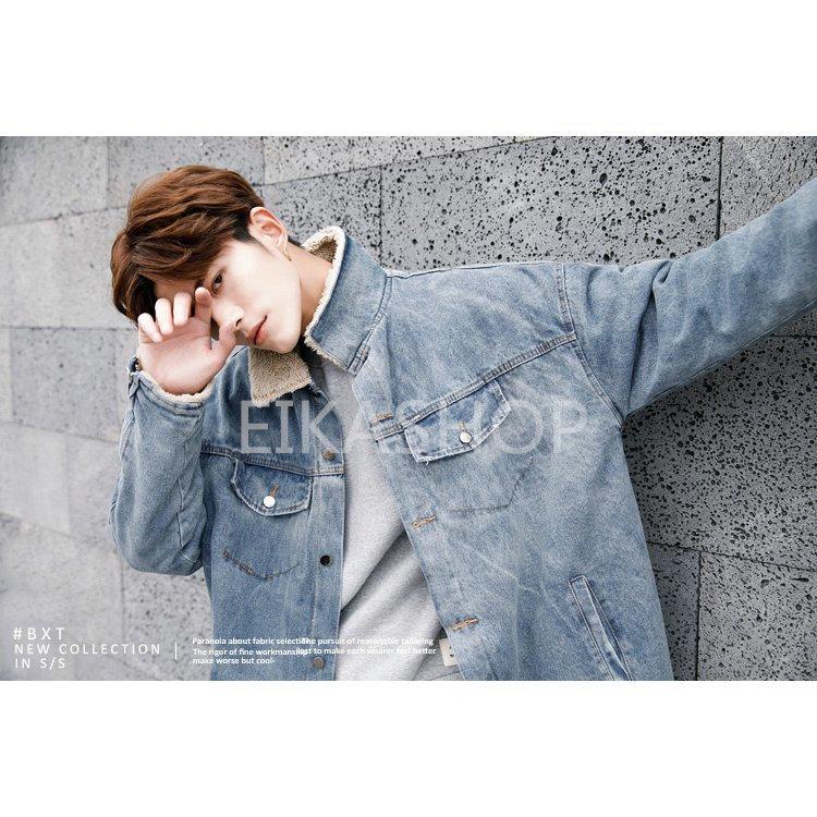 新入荷 秋 春物 ショート丈 裏ボアジャケット ジージャン 長袖 デニムシャツ 裏起毛 Gジャン メンズ デニムジャケット デニムコート メンズ ロング 丈 デニムジャケット 裏起毛 冬 防風 防寒 新品 ロング丈 ヴィンテージ ジャケット Oyostate Gov Ng