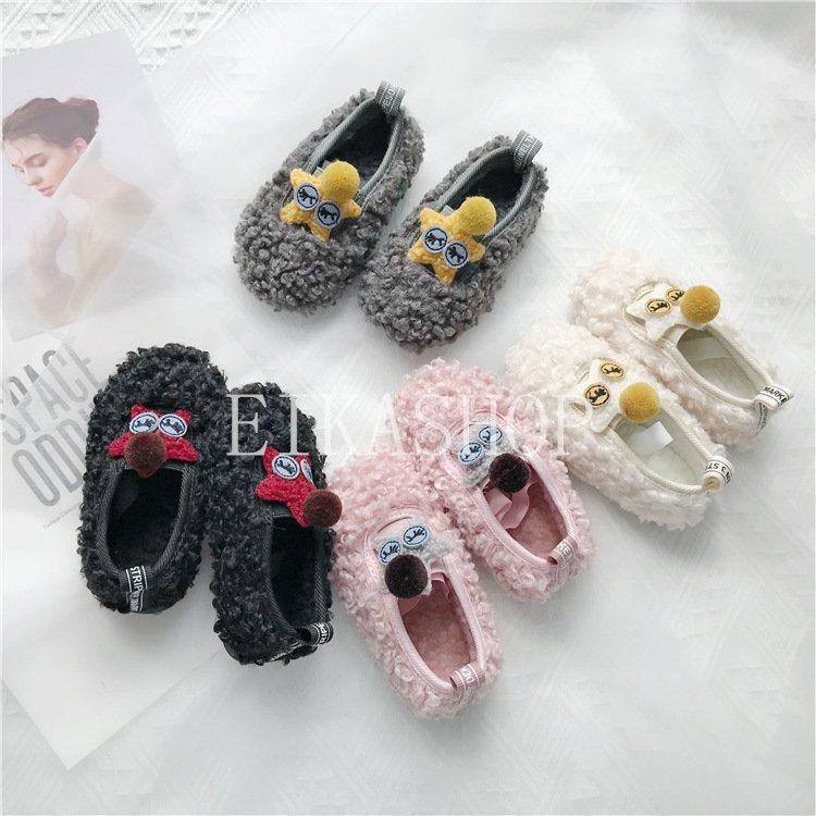 安いそれに目立つ スノーブーツ ファーシューズ 子供靴牛革本革 女の子 男の子 ショートブーツ 冬用 フラットシューズ シューズ 厚手 裏起毛 モコモコ 暖かい 男女兼用 可愛い 公式 Turningheadskennel Com