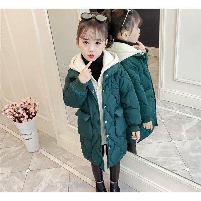 入園入学祝い 子供コート 秋冬ダウン キーズコート 女の子 アウター ジャケット 裏ボアコート モッズコート 秋冬 おしゃれ 通学 入学式 可愛い 韓国風 Alohamahalo 入園入学祝い