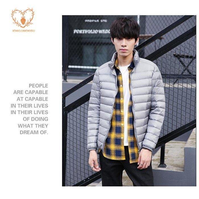 ダウンジャケット メンズ 秋冬 ダウンコート ジャケット 中綿ジャケット シンプル 暖かい 防寒 防風 18年 冬 15秋冬新作