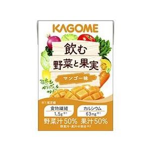 カゴメ 飲む野菜と果実 マンゴー味 100ml｜eiken-healthfood