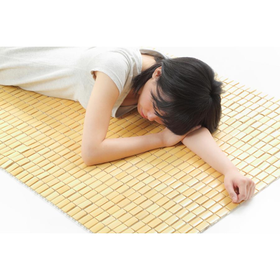 ひんやり 涼み 竹シーツ シングル 90×180cm 熱帯夜対策 天然竹 : 永光
