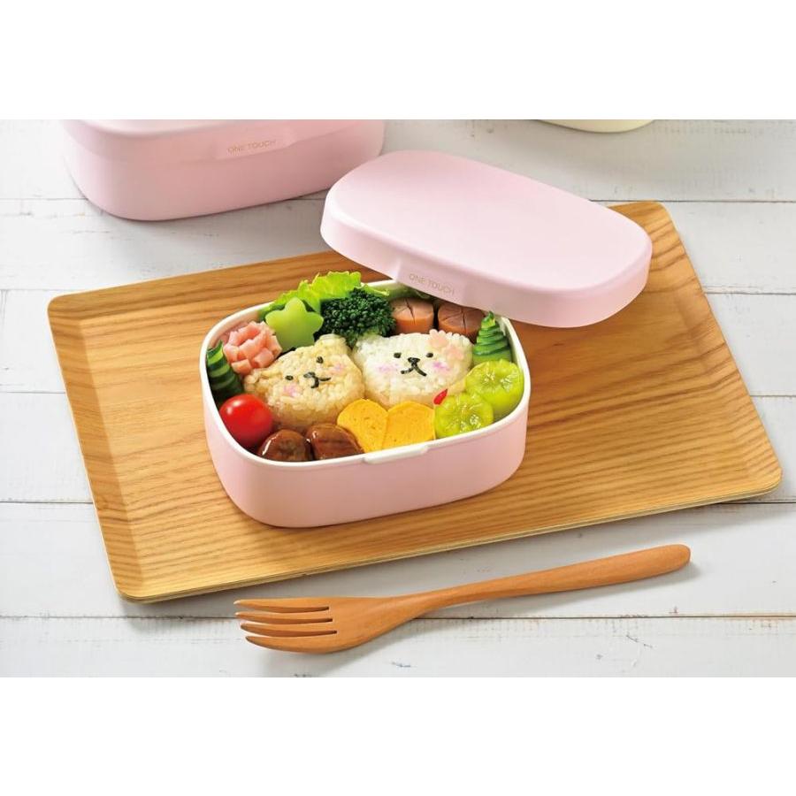 さっと洗えるお弁当箱 S 400 HAKOYA ワンタッチランチ 一段 弁当箱