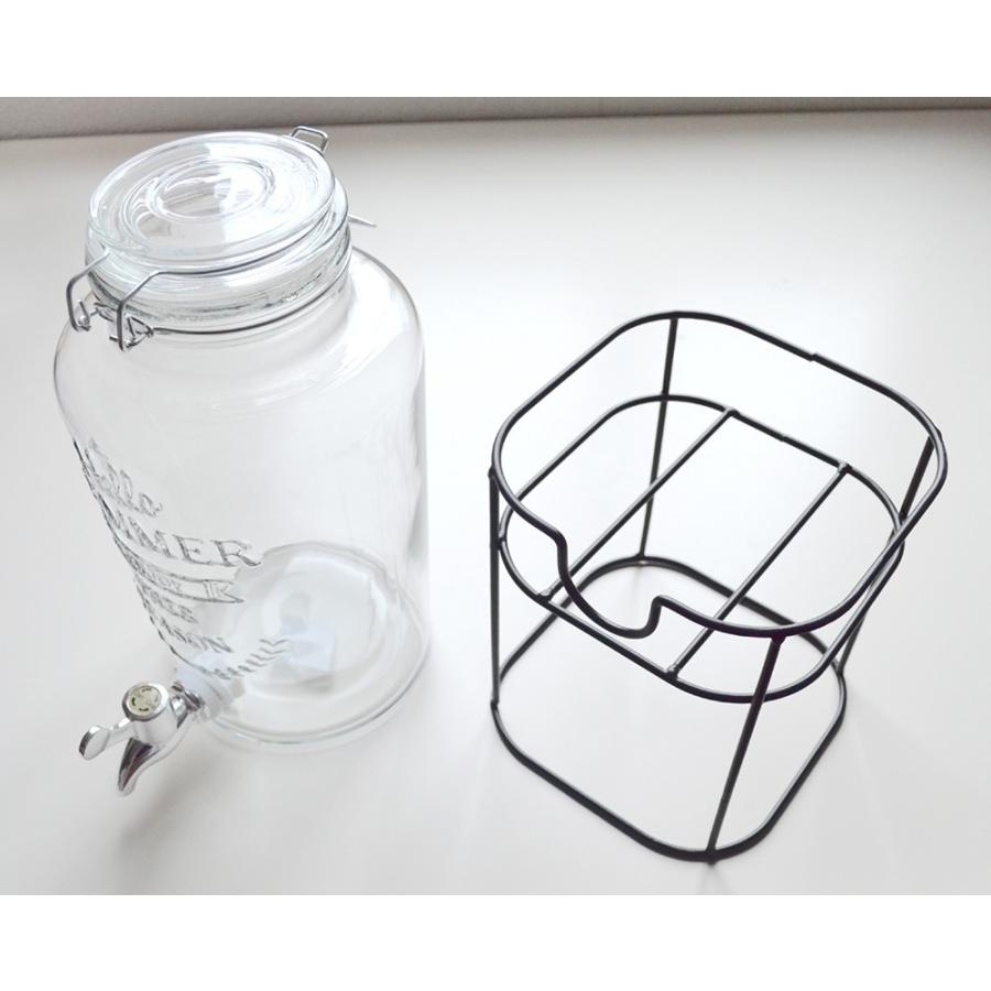 リビング ドリンクサーバー スタンド付き 3L クリア : 永光屋 リビング ドリンクサーバー スタンド付き 3L クリア : 永光屋