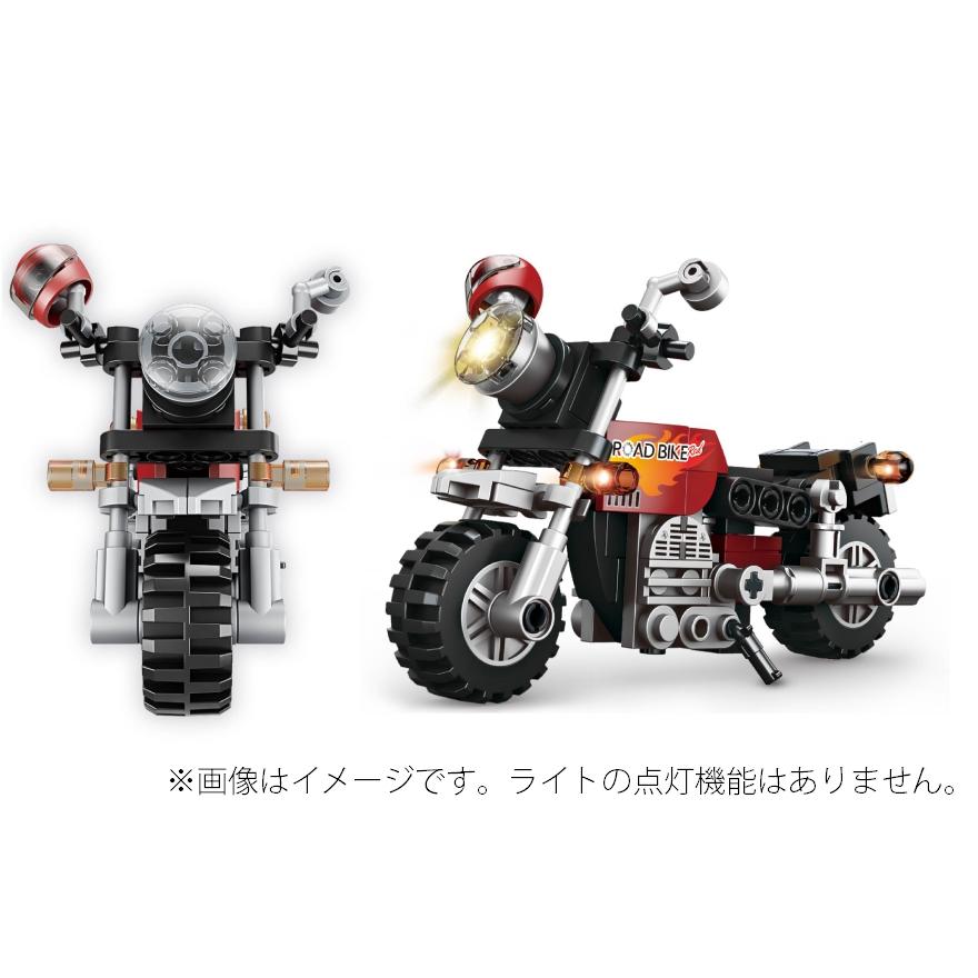 ブロックトイ バイクシリーズ BLOCK TOY BIKE 全6種 組み立て ブロック