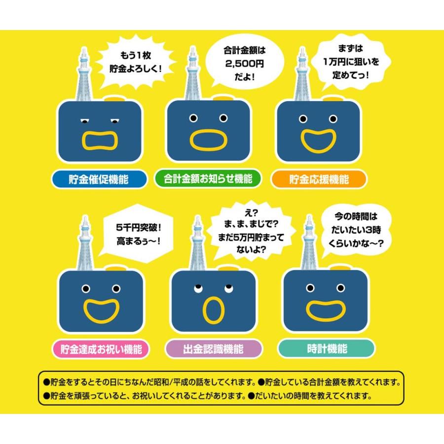 タイムスリップ貯金箱 平成 バンクマン おしゃべり貯金箱 永光屋 通販 Yahoo ショッピング
