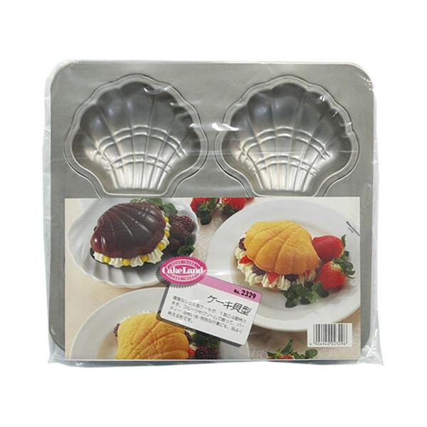 タイガークラウン シェルケーキ型 2329 マドレーヌ 貝型 4P ホタテ 型