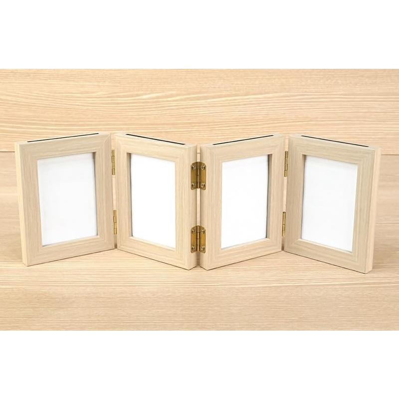 万丈（VANJOH） 4連フレーム リアン L判ハーフ 折りたたみ チェキ