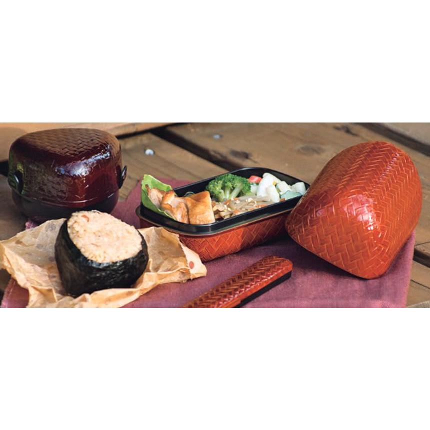 あじろ おにぎりBOX お弁当箱 HAKOYA ランチ 一段 弁当箱 onigiri
