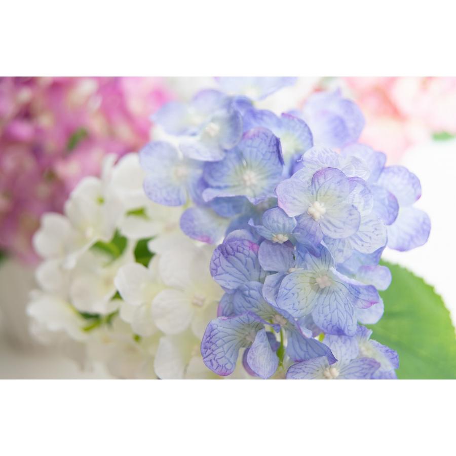 紫陽花アレンジ FORMOSA センサーライト 藤紫 フォルモサフラワーズ 母